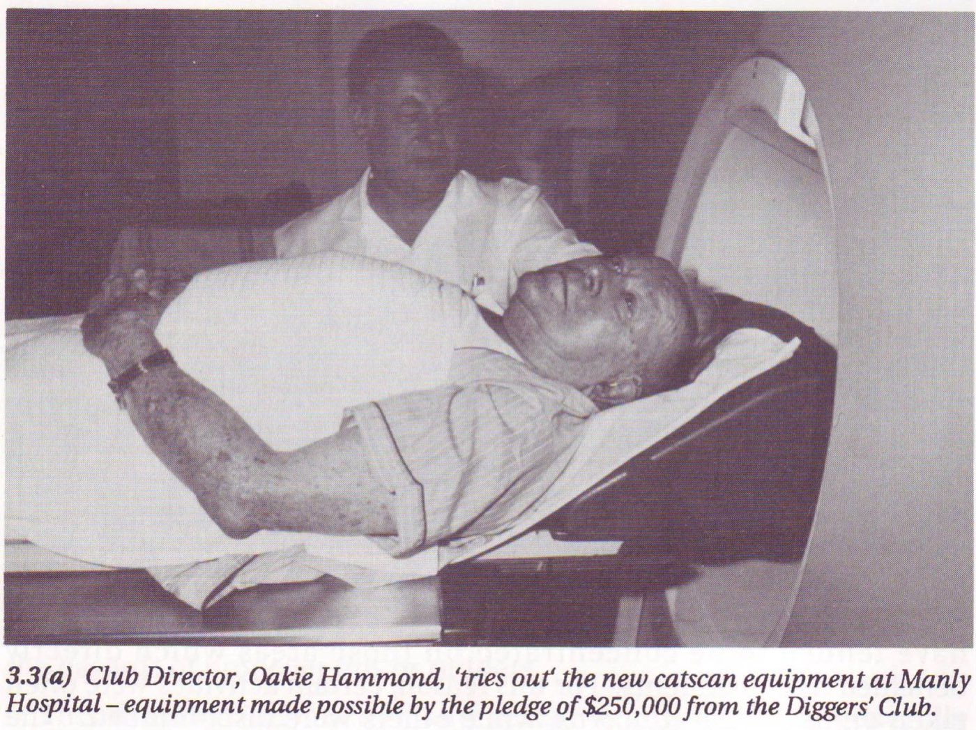 The CAT scan equipment donated to Manly Hospital