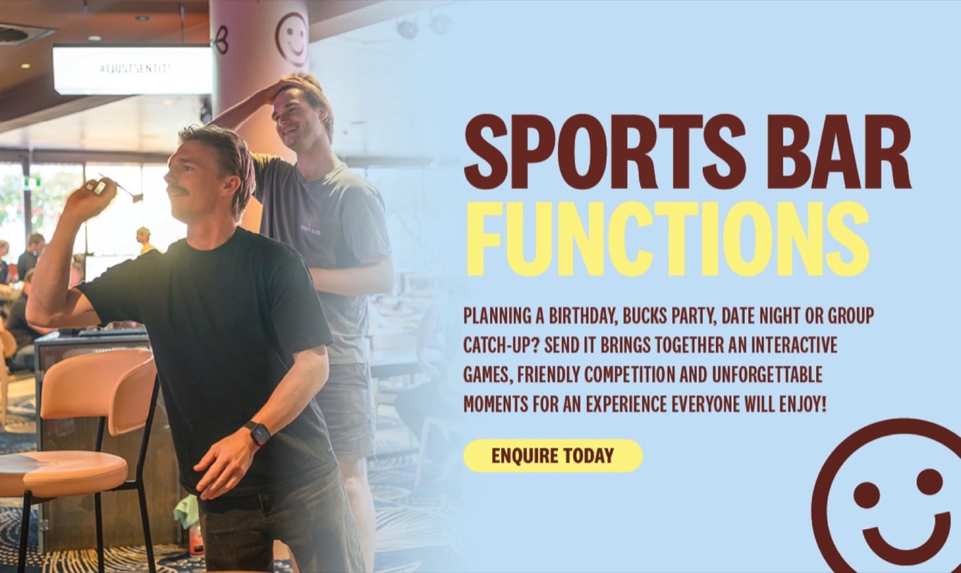 Sports Bar functions: book your next group event